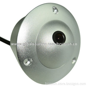 1/4-inch Sony CCD Rear-view Mini Dome Camera for Bus Project, Color CCD for Surveillance